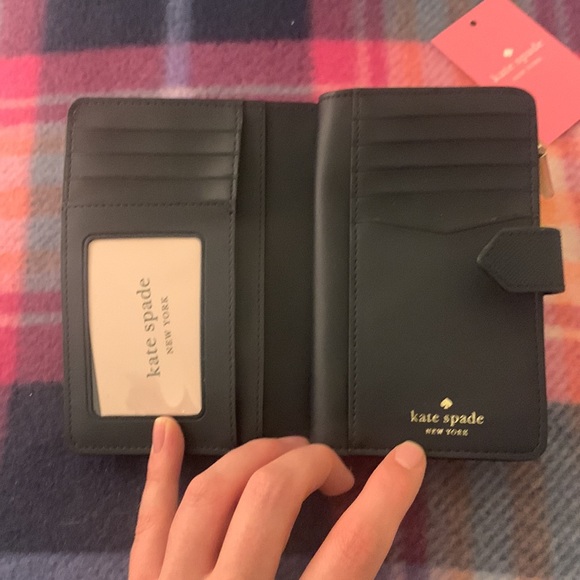 Nwt Kate spade staci dancing cherries printed wallet - Picture 7 of 12